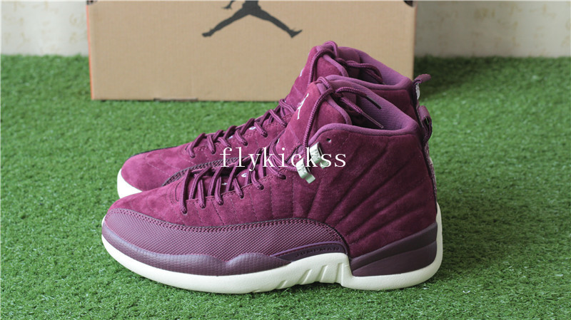 Air Jordan 12 PSNY Bordeaux Suede